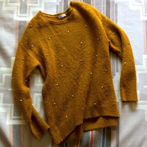 Dex autumn sweater in mustard yellow Small